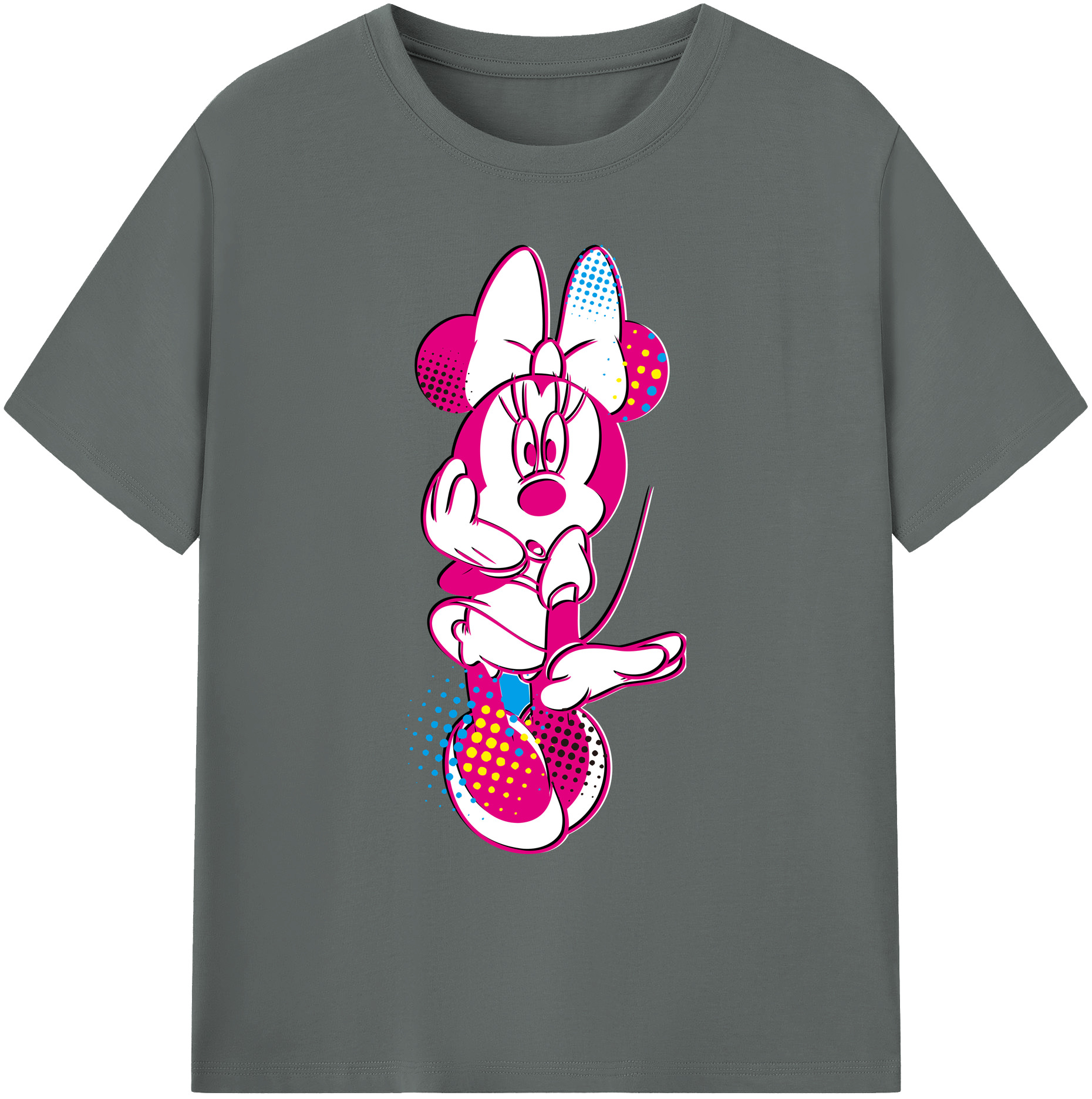 ミッキーマウス Mickey Mouse 綿100％ メンズ半袖Tシャツ｜肌触りやわらか＆通気性